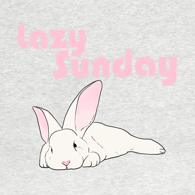 Lazy Sunday Rabbit by IdinDesignShop